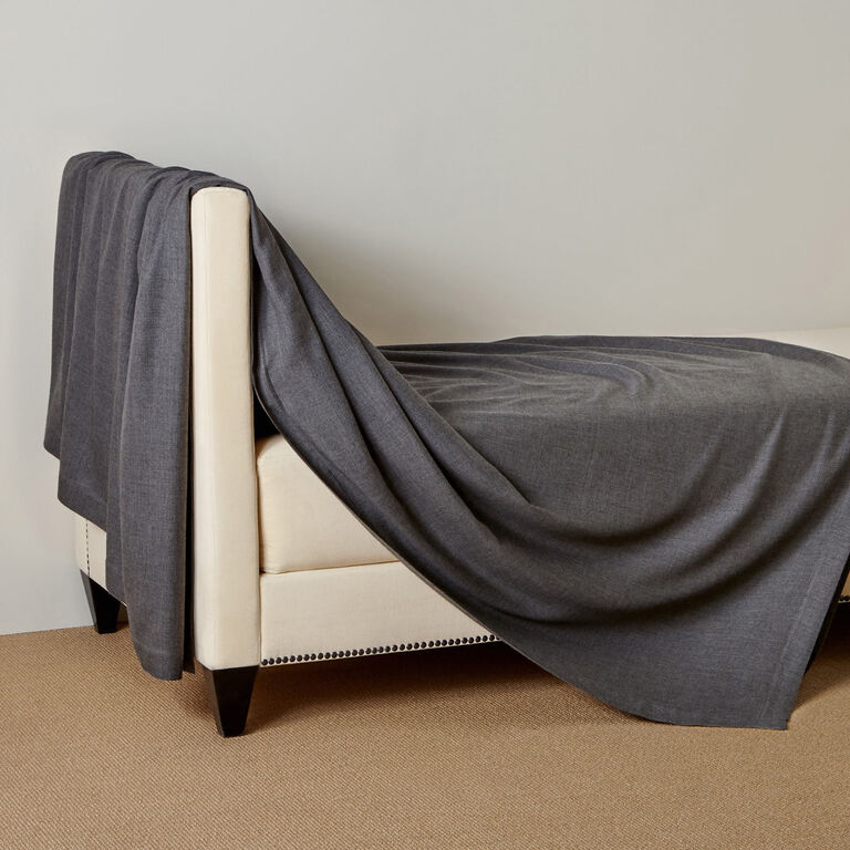 Haven Charcoal Blanket – Minimal Luxury