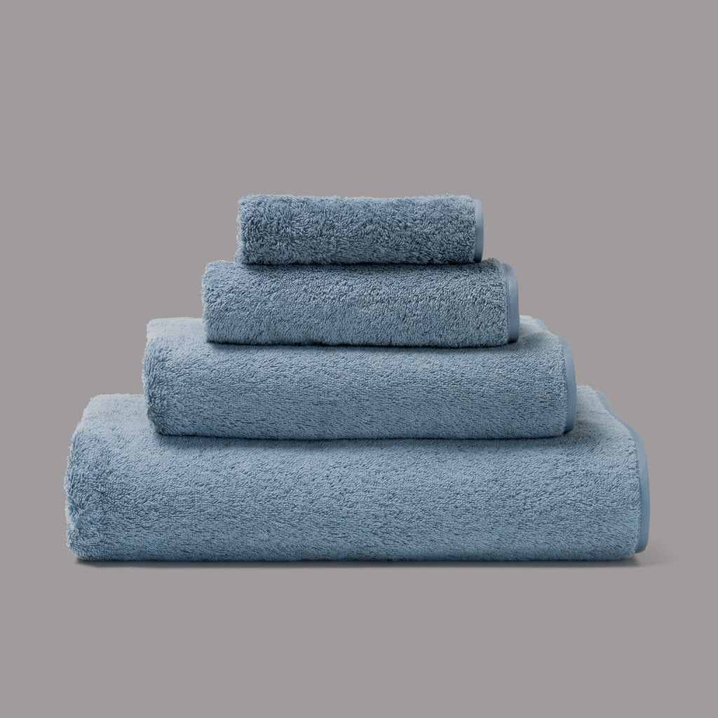 SoftTouch Stone Blue Bath Towel – 100% Cotton Luxury